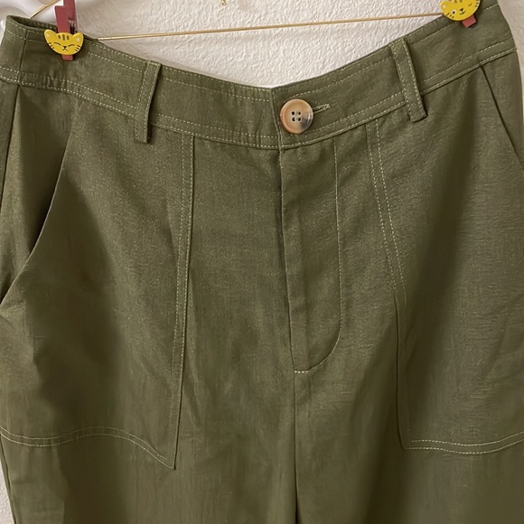 New green mod ref pants size small - Picture 4 of 5